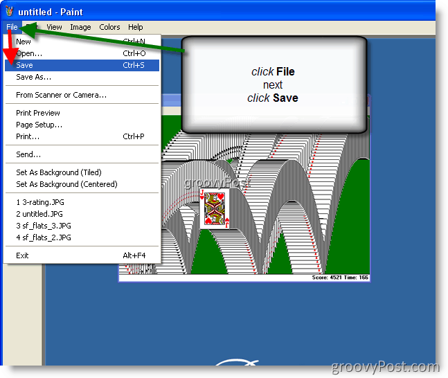 Ta en skärmdump i Windows XP