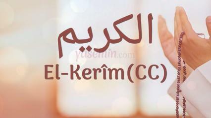 Vad betyder al-Karim (c.c)? Vilka är fördelarna med namnet Al-Karim? Esmaul Husna Al-Karim...