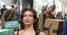 Uppskattat drag från den världsberömda modellen Bella Hadid! Hjälp Turkevi med lådor i händerna