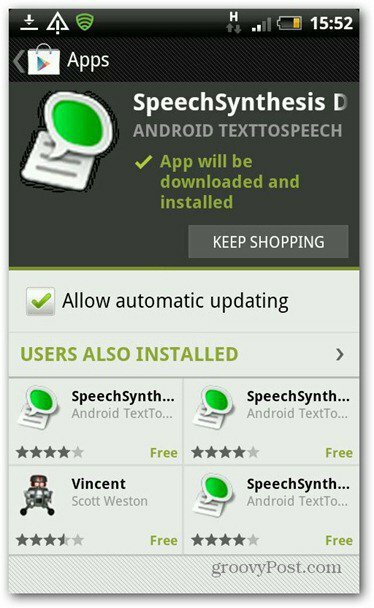 Android text till tal