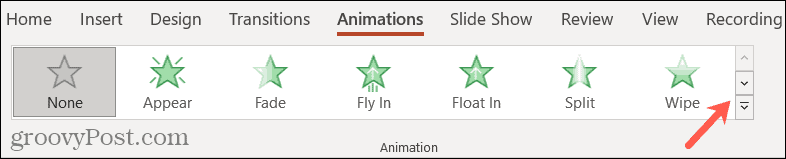 PowerPoint-animationer