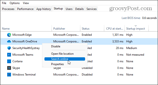 Aktivitetshanteraren Windows 11 mer information