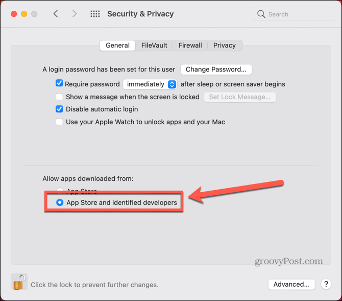 mac tillåter identifierade utvecklare