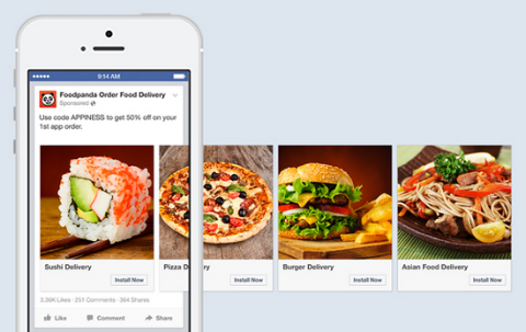 Facebook uppdaterar stationära och mobila appannonser