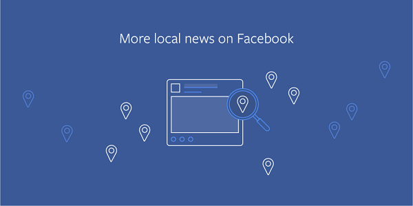 Facebook prioriterar lokala nyheter och ämnen som har direkt inverkan på dig och din gemenskap i Nyhetsflödet.
