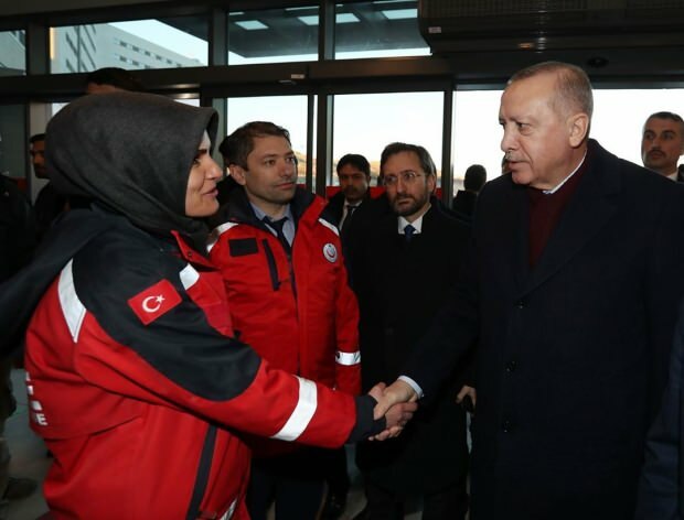 President Erdogan gratulerade Emine Kuştepe
