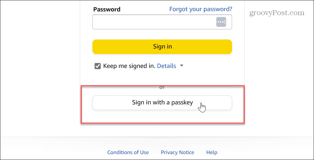 logga in med lösenord