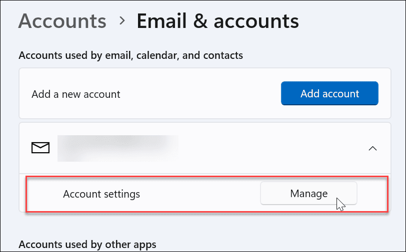 Windows 11 Mail fungerar inte