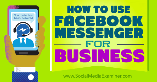 ansluta och engagera dig med facebook messenger