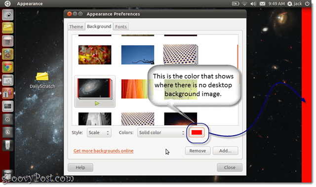 Hur man ändrar bakgrundsbilden i Ubuntu