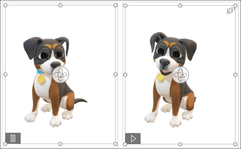 Animerade 3D -modeller i Microsoft Office