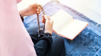 Hur gör man bön tasbih? Böner och dhikr som ska reciteras efter bönen