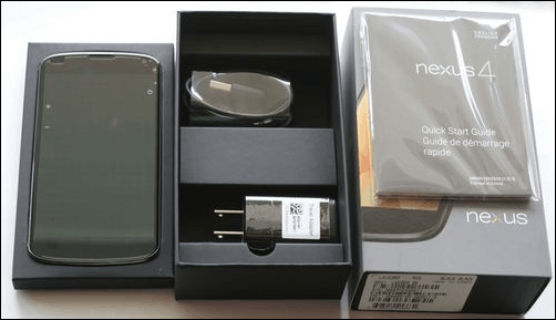 Nexus 4 unboxed