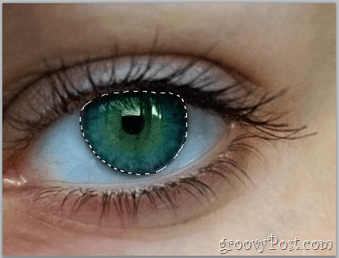 Adobe Photoshop Basics - Välj ett ögonlager för mänskligt öga
