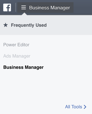 Du måste ha ett Business Manager-konto för att använda Facebooks Offline-evenemang.