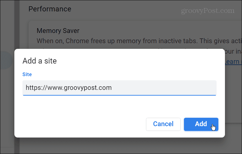 Aktivera minnessparflikar i Google Chrome