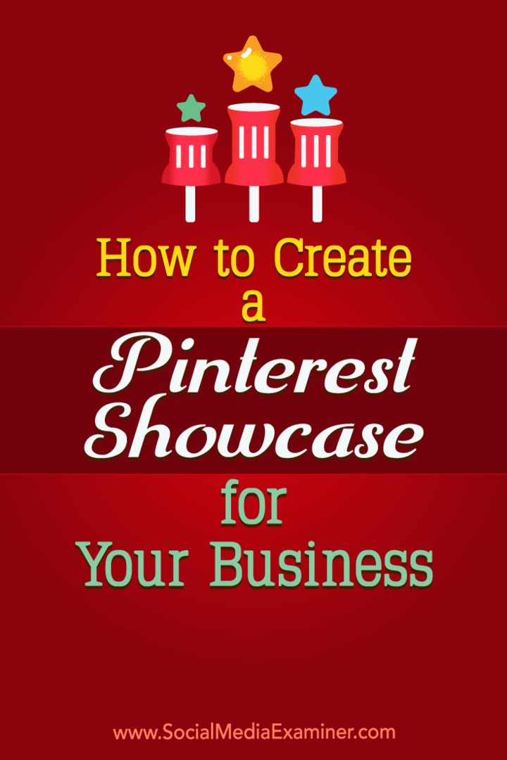 Hur man skapar en Pinterest-utställning för ditt företag av Kristi Hines på Social Media Examiner.