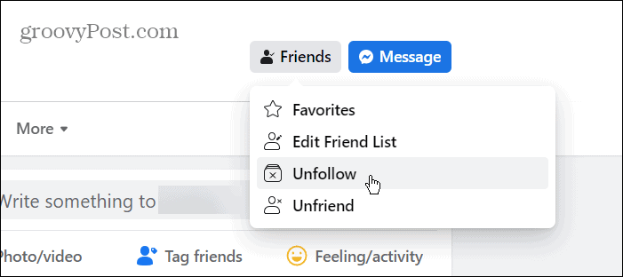 hur man tystar någon på facebook