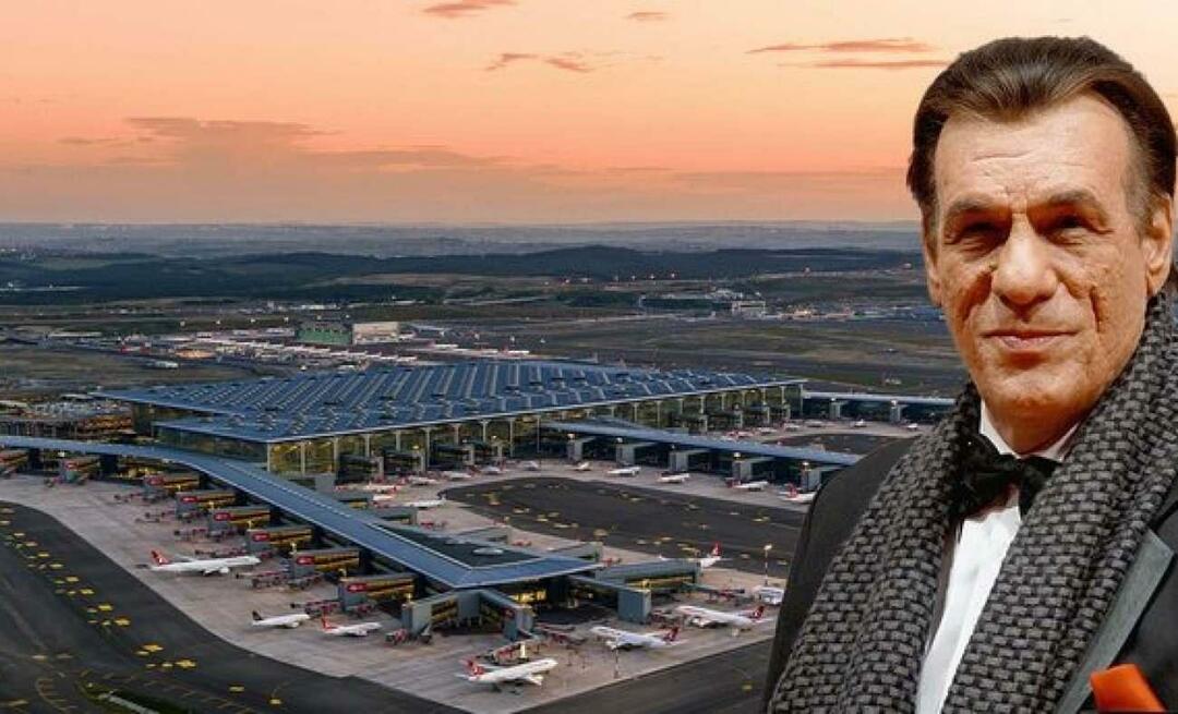 Den världsberömde skådespelaren Robert Davi beundrade Istanbuls flygplats!