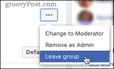 Facebook Lämna grupplänk