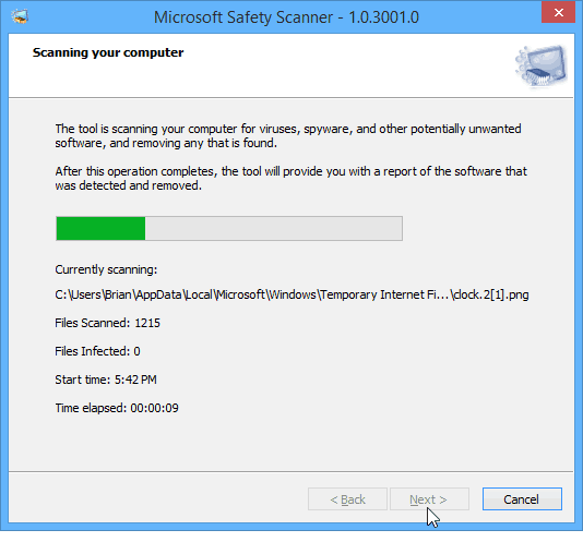 Microsofts säkerhetsskanner är ett gratis antivirusverktyg på begäran