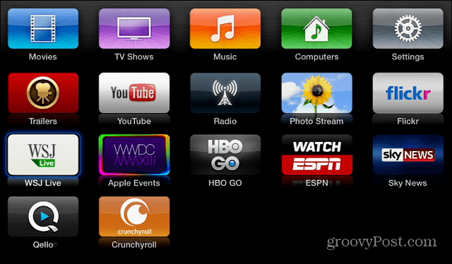 Nya kanalappar Apple TV