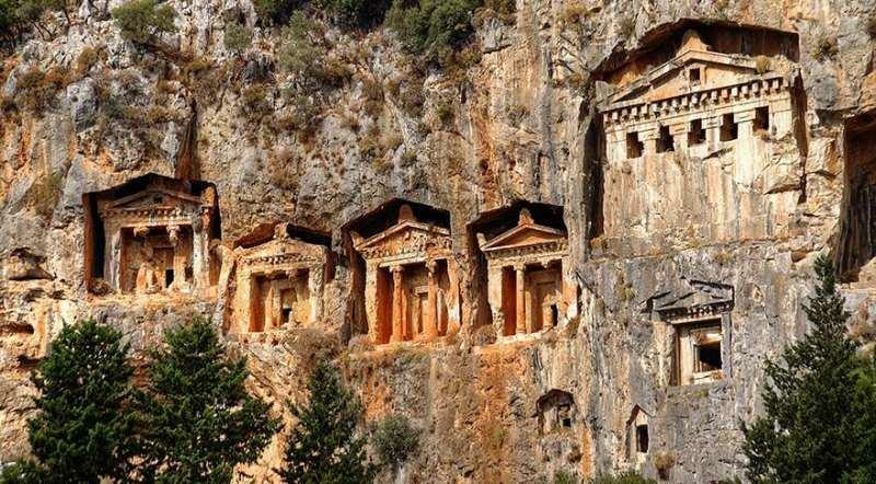 Rutor från Dalyan King Tombs