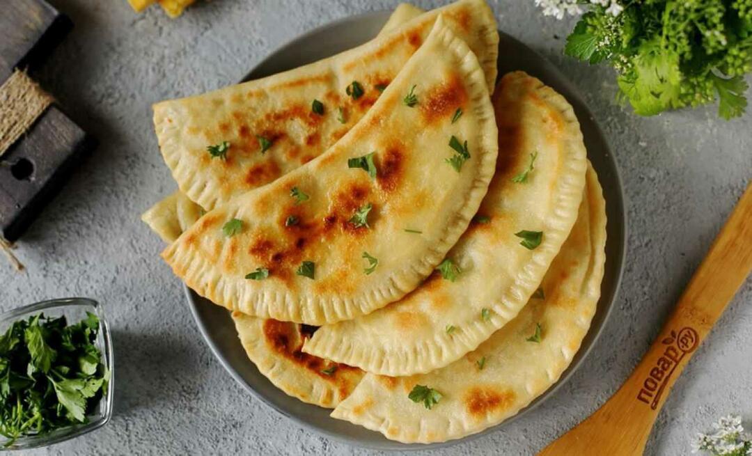 Hur man gör Azerbajdzjansk pannkaka Qutab? Traditionell smak Qutab recept