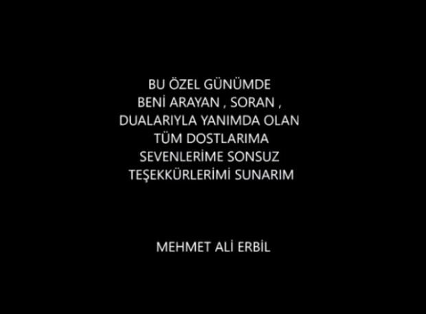Första ord från Mehmet Ali Erbil!