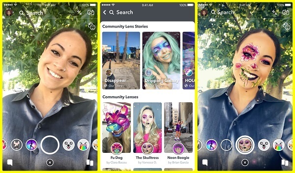 Snapchat kommer att lansera Lens Explorer, ett enklare sätt att upptäcka och låsa upp tusentals objektiv byggda av Snapchatters runt om i världen.