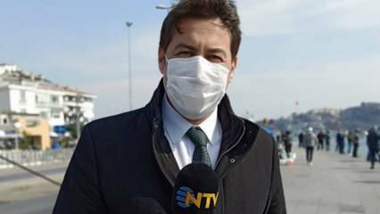 NTV-reportern Korhan Varol meddelade att han fångades på choranavirus!