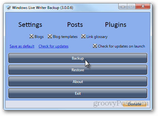Windows Live Writer tema migration