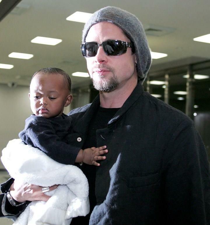 brad pitt och lilla zahara