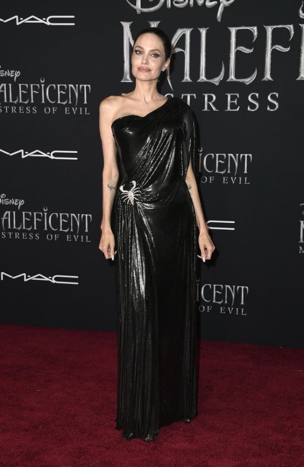 Angelina Jolie premiär på Maleficent-filmen