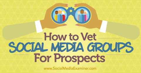 veterinärgrupper för sociala medier för framtidsutsikter