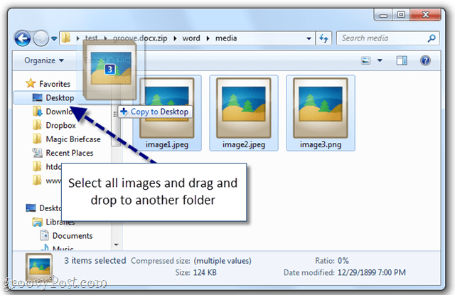 Det enkla sättet att extrahera bilder från ett Word-dokument i Windows 7 [Office 2007/2010]