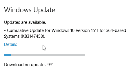 Kumulativ uppdatering av Windows 10 KB3147458