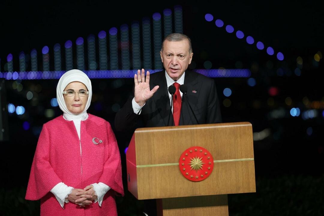 100-årsdag från First Lady Erdoğan. års budskap: "Republiken är vår framtids oföränderliga guide!"