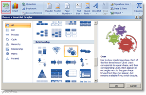 Microsoft Word 2007 Infoga Smartart