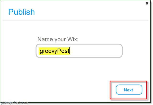 namnge din wix flash-webbplats
