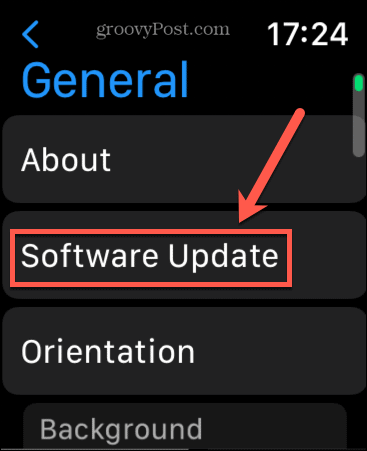 programuppdatering för apple watch