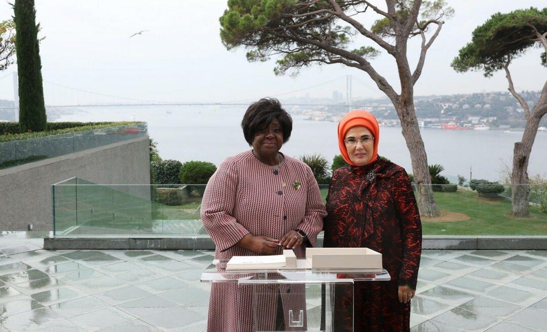 First Lady Erdoğan träffade frun till Republiken Moçambiques president!