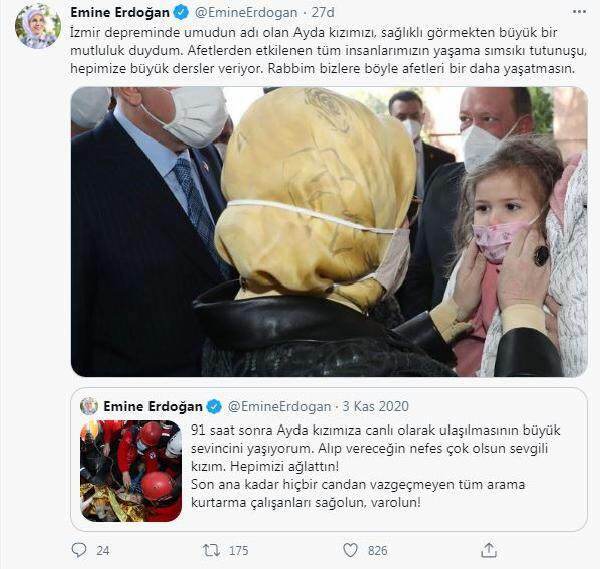 Delning av 'Ayda' från First Lady Erdoğan!