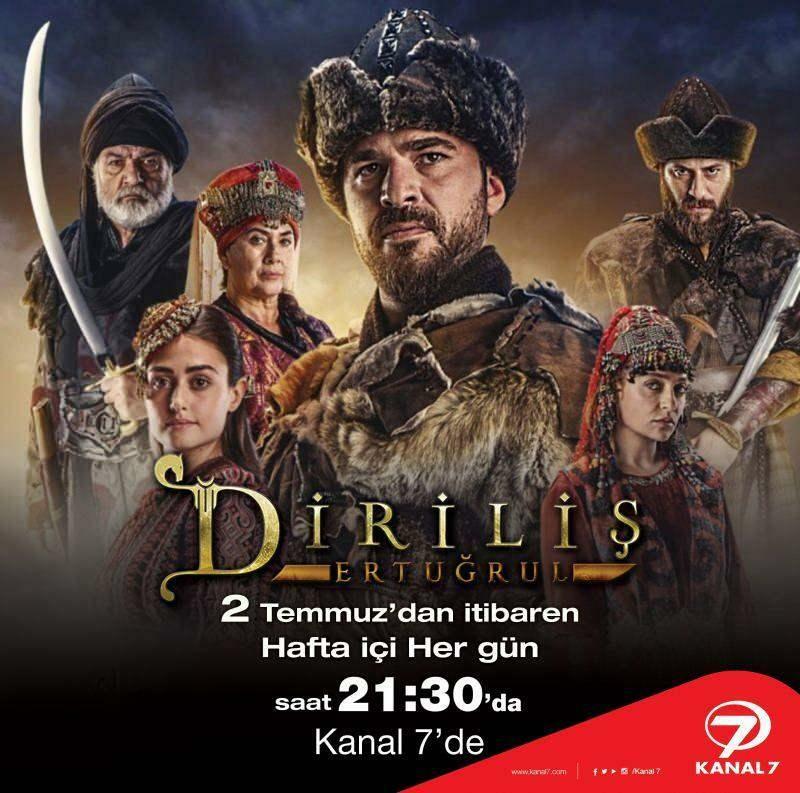 resurrection ertugrul börjar på kanal 7