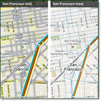 google transitkartor jämförelse