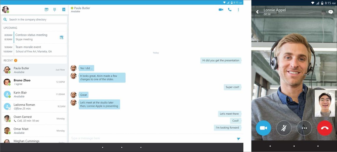 Microsoft släpper Skype för företag för Android
