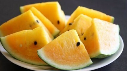 Vad är gul vattenmelon och vad är dess fördelar?