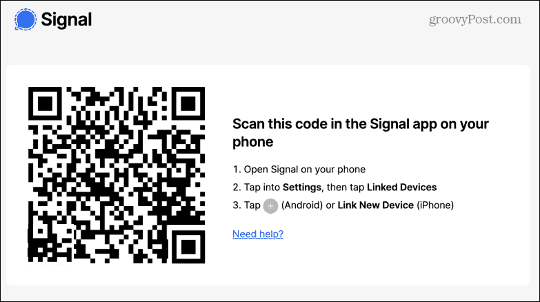 signal qr-kod