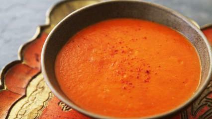 Läckert recept för röd paprika