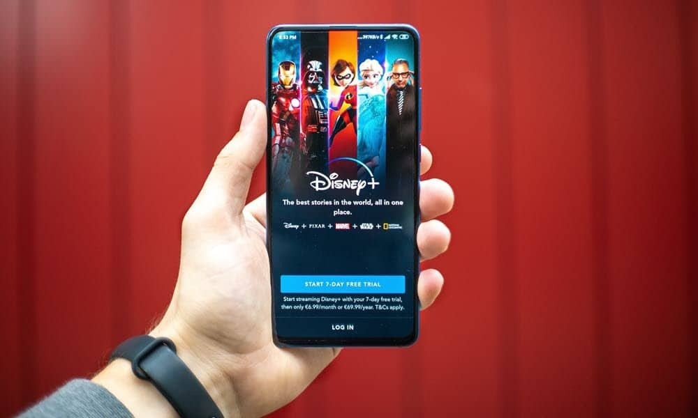 Hur man sparar data medan du tittar på Disney+
